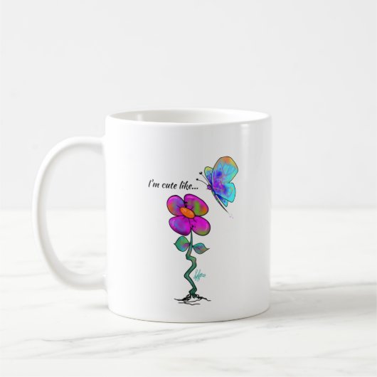 Ik ben schattig zoals... koffiemok (Links)