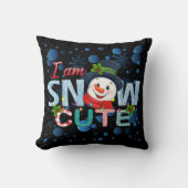Ik ben Schattige van sneeuw Kussen (Voorkant)
