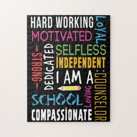 Ik ben schooladviseur legpuzzel (Verticaal)