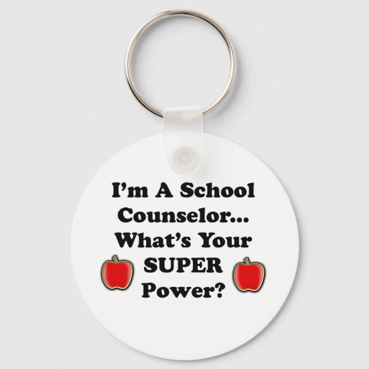 Ik ben schooladviseur sleutelhanger (Voorkant)