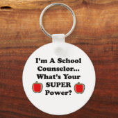 Ik ben schooladviseur sleutelhanger (Voorkant)