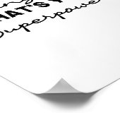 Ik ben schooladviseur wat is je Superpower? Poster (Hoek)