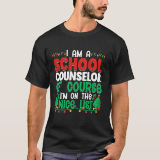 Ik ben schoolbegeleider en natuurlijk kerstverlich t-shirt