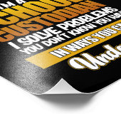 Ik ben schoolbewaarder-Caretaker Janitor Appreciat Foto Afdruk (Hoek)