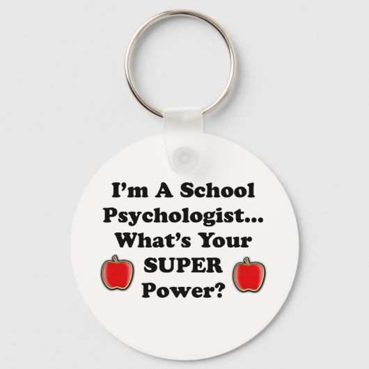 Ik ben schoolpsycholoog sleutelhanger (Voorkant)