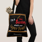 Ik ben schoolsecretaris, wat is je Superpower? Tote Bag (Dichtbij)