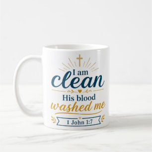 Ik Ben Schoon Zijn Bloed Heeft Me Gewassen Bijbelv Koffiemok