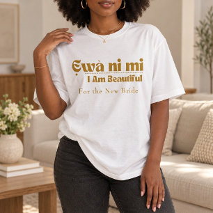 Ik Ben Schoonheid T-shirt — Cadeau voor Haar