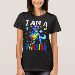 Ik ben schrijver Autism Familie Dinosaur Autisme T-shirt