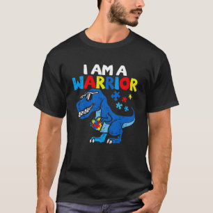 Ik ben schrijver Autism Familie Dinosaur Autisme T-shirt