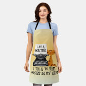 Ik ben schrijver die ik met de stemmen in mijn hoo schort (Gedragen)