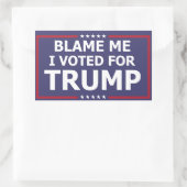 Ik ben schuldig rechthoekige sticker (Tas)