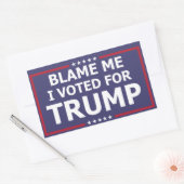 Ik ben schuldig rechthoekige sticker (Envelop)