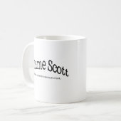 Ik ben Scott schuldig Koffiemok (Voorkant links)
