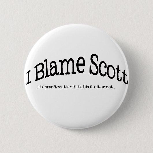 Ik ben Scott schuldig Ronde Button 5,7 Cm (Voorkant)