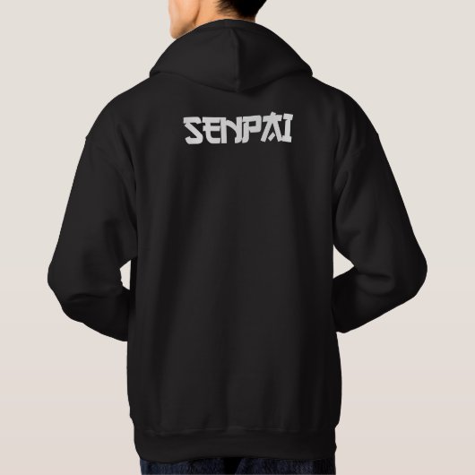Ik ben Senpai Hoodie (Achterkant)