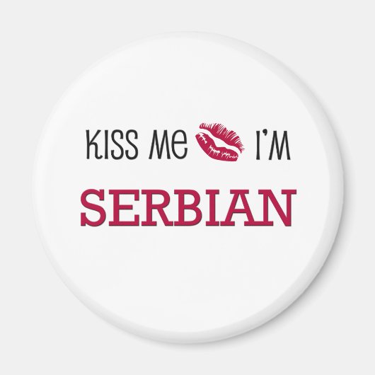 Ik ben SERBIAN Magneet (Voorkant)