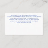 IK BEN SERIES - VOOR KLEURLADEN VISITEKAARTJE (Achterkant)