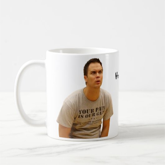 "Ik ben serieus!" Koffiemok (Links)