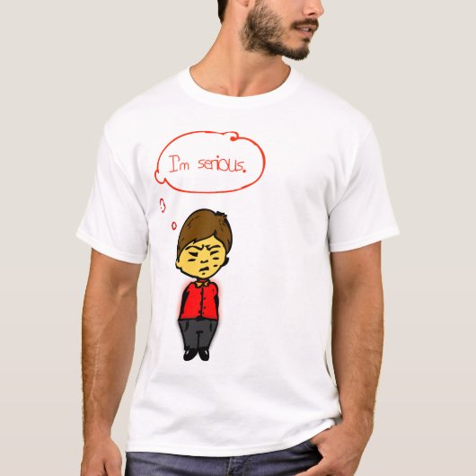 Ik ben serieus t-shirt (Voorkant)