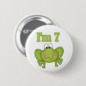 Ik ben Seven Frog Button (Voorkant /achterkant)