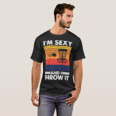 Ik ben sexy en ik gooi het,  Disc Golf Frolf G T-shirt (Voorkant volledig)