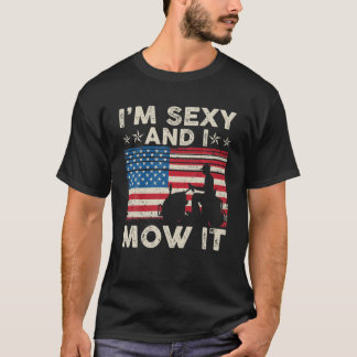 Ik ben Sexy en ik laat het de Amerikaanse vlag zie T-shirt