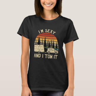 Ik ben sexy en ik sleep het Rv-camper T-shirt