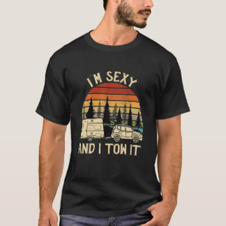 Ik ben sexy en ik sleep het Rv-camper T-shirt