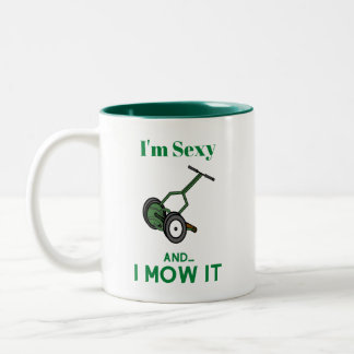 Ik ben Sexy en ik zie het KoffieMok Tweekleurige Koffiemok