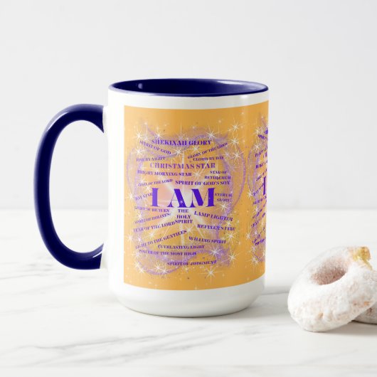 Ik ben Shekinah Glory Coffee Mok (Met donut)