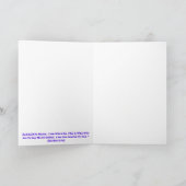 Ik ben Shekinah Glory Wenskaart Kaart (Binnen)