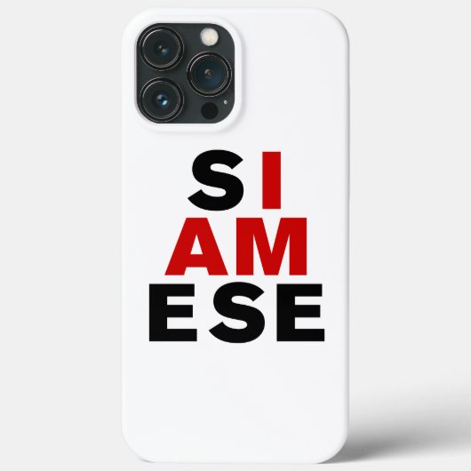 IK BEN SIAMESE Case-Mate iPhone CASE (Achterkant)