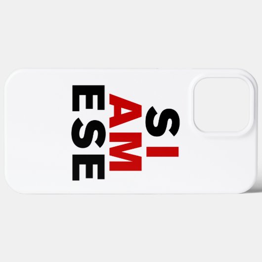 IK BEN SIAMESE Case-Mate iPhone CASE (Achterkant (horizontaal))