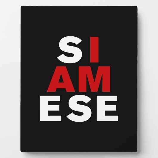 IK BEN SIAMESE FOTOPLAAT (Voorkant)