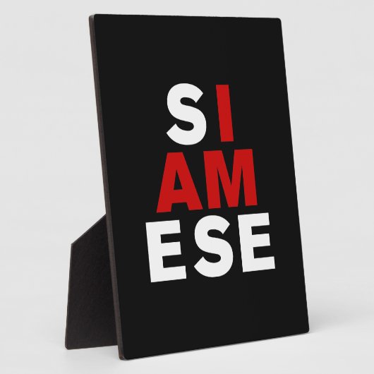 IK BEN SIAMESE FOTOPLAAT (Zijkant)