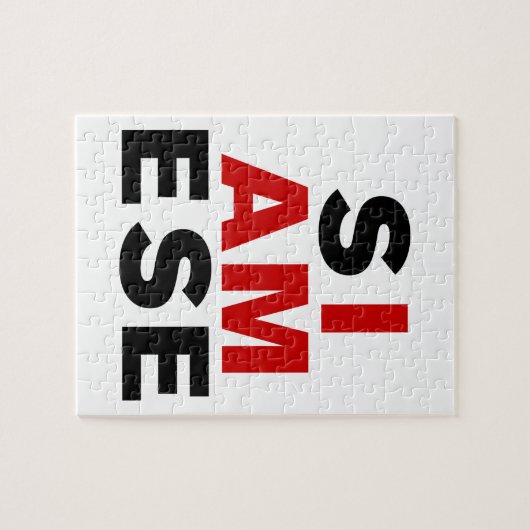 IK BEN SIAMESE LEGPUZZEL (Horizontaal)