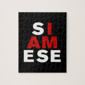 IK BEN SIAMESE LEGPUZZEL (Verticaal)