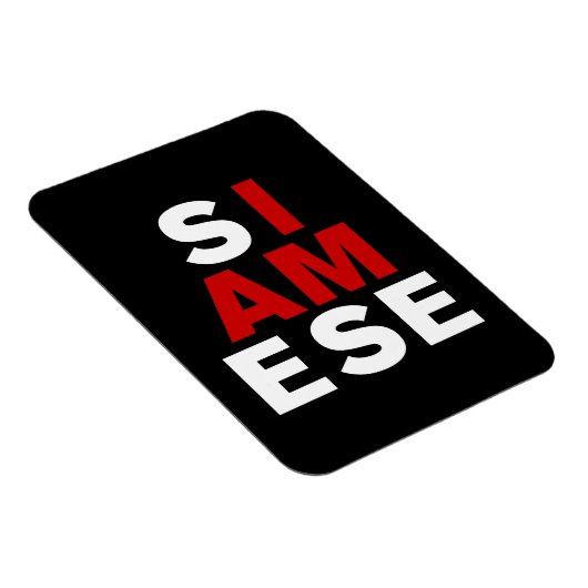 IK BEN SIAMESE MAGNEET (Rechterzijde)