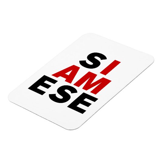 IK BEN SIAMESE MAGNEET (Linkerzijde)