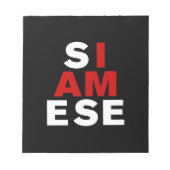 IK BEN SIAMESE NOTITIEBLOK (Voorkant)