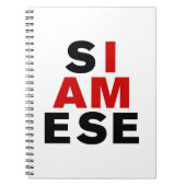 IK BEN SIAMESE NOTITIEBOEK (Voorkant)