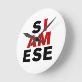 IK BEN SIAMESE RONDE KLOK (Hoek)