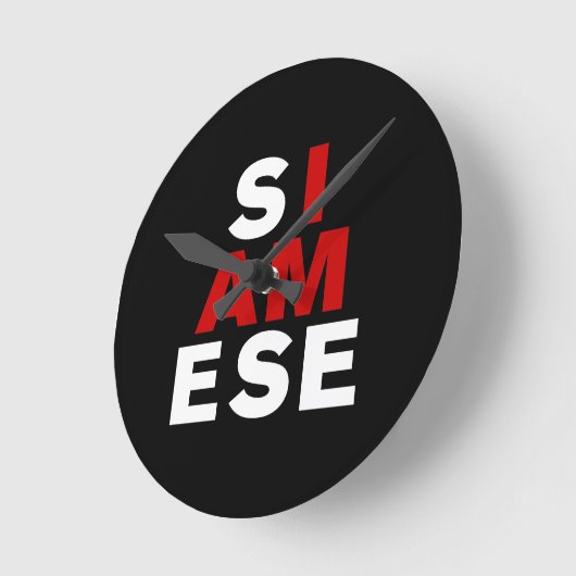 IK BEN SIAMESE RONDE KLOK (Hoek)