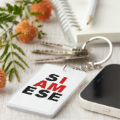 IK BEN SIAMESE SLEUTELHANGER (Voorkant Rechts)