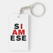 IK BEN SIAMESE SLEUTELHANGER (achterkant)