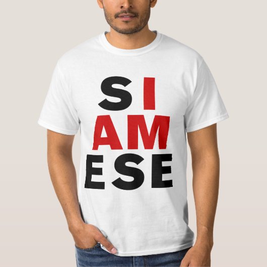 IK BEN SIAMESE T-SHIRT (Voorkant)