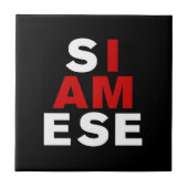 IK BEN SIAMESE TEGELTJE (Voorkant)