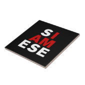 IK BEN SIAMESE TEGELTJE (Zijkant)