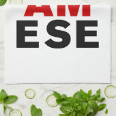 IK BEN SIAMESE THEEDOEK (Gevouwen)